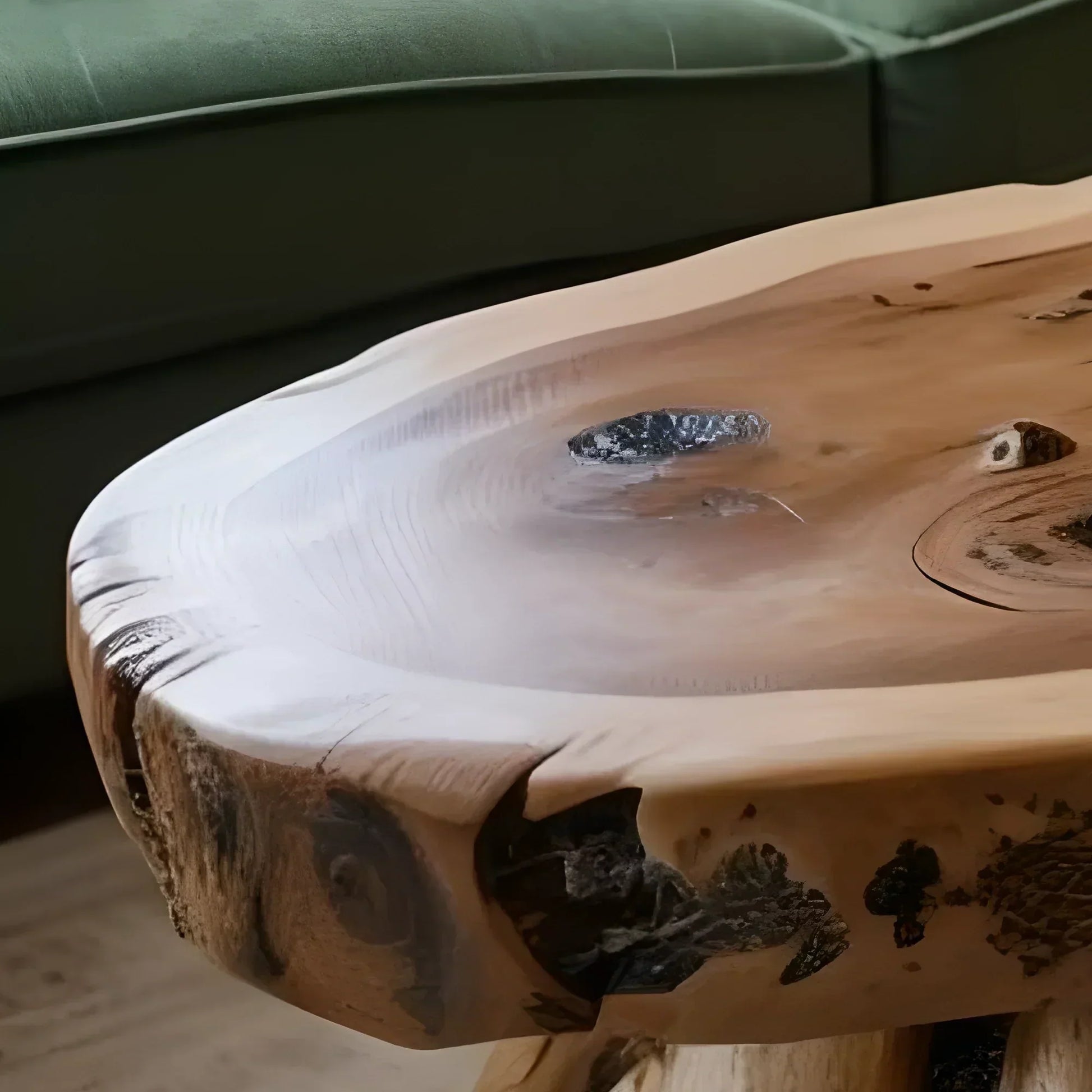 Handmade coffee table, modern driftwood coffee table