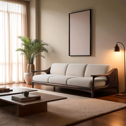 High-class Ash Wood Sofa - Modern Design, Durable and Beautiful