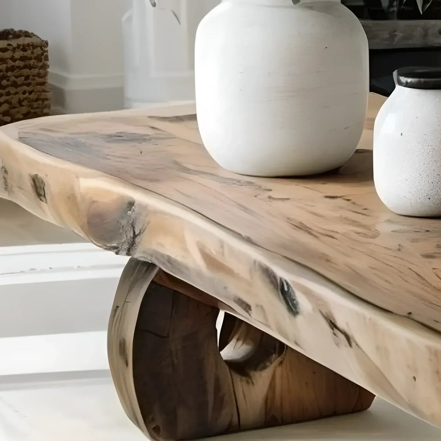 New generation solid wood coffee table