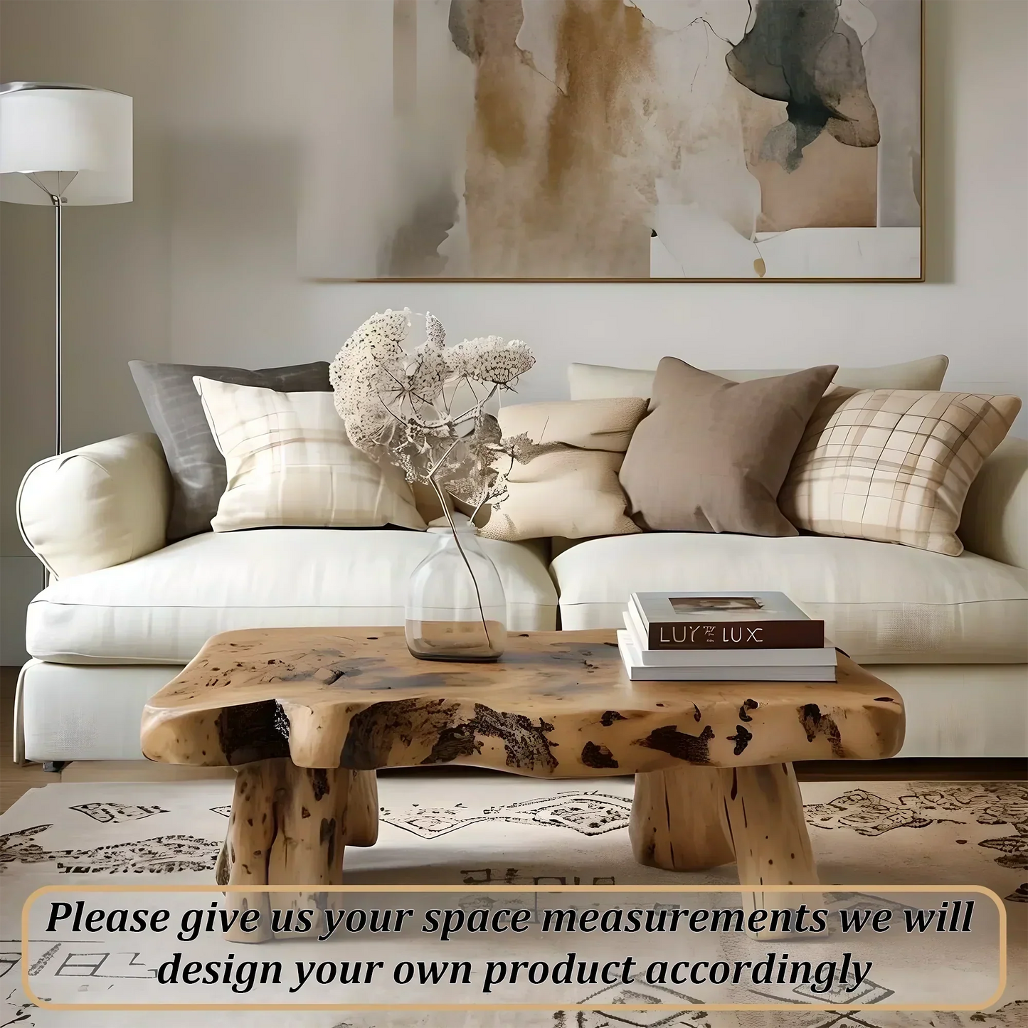 recycled wooden tea table