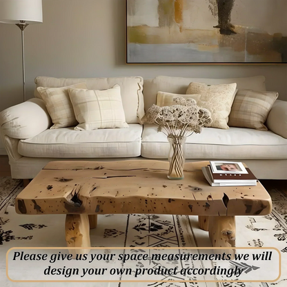 Solid wood sofa table